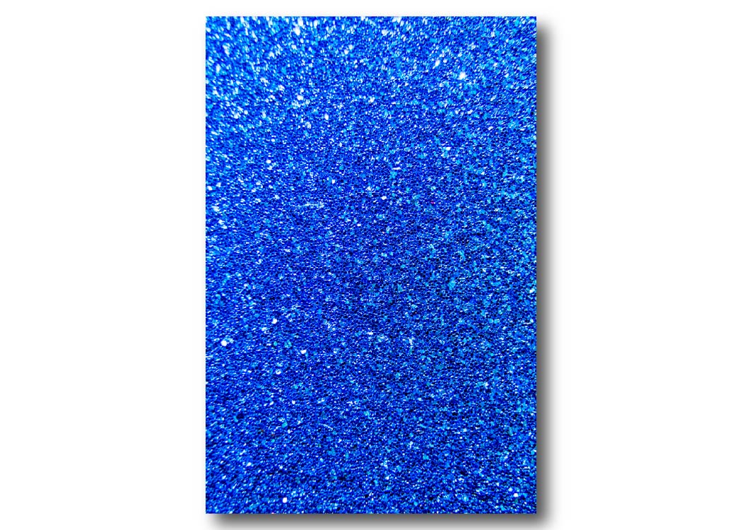 FOMI ESCARCHADO T/CARTA 21.5X28 CM AZUL UNIDAD GL-EVA-009