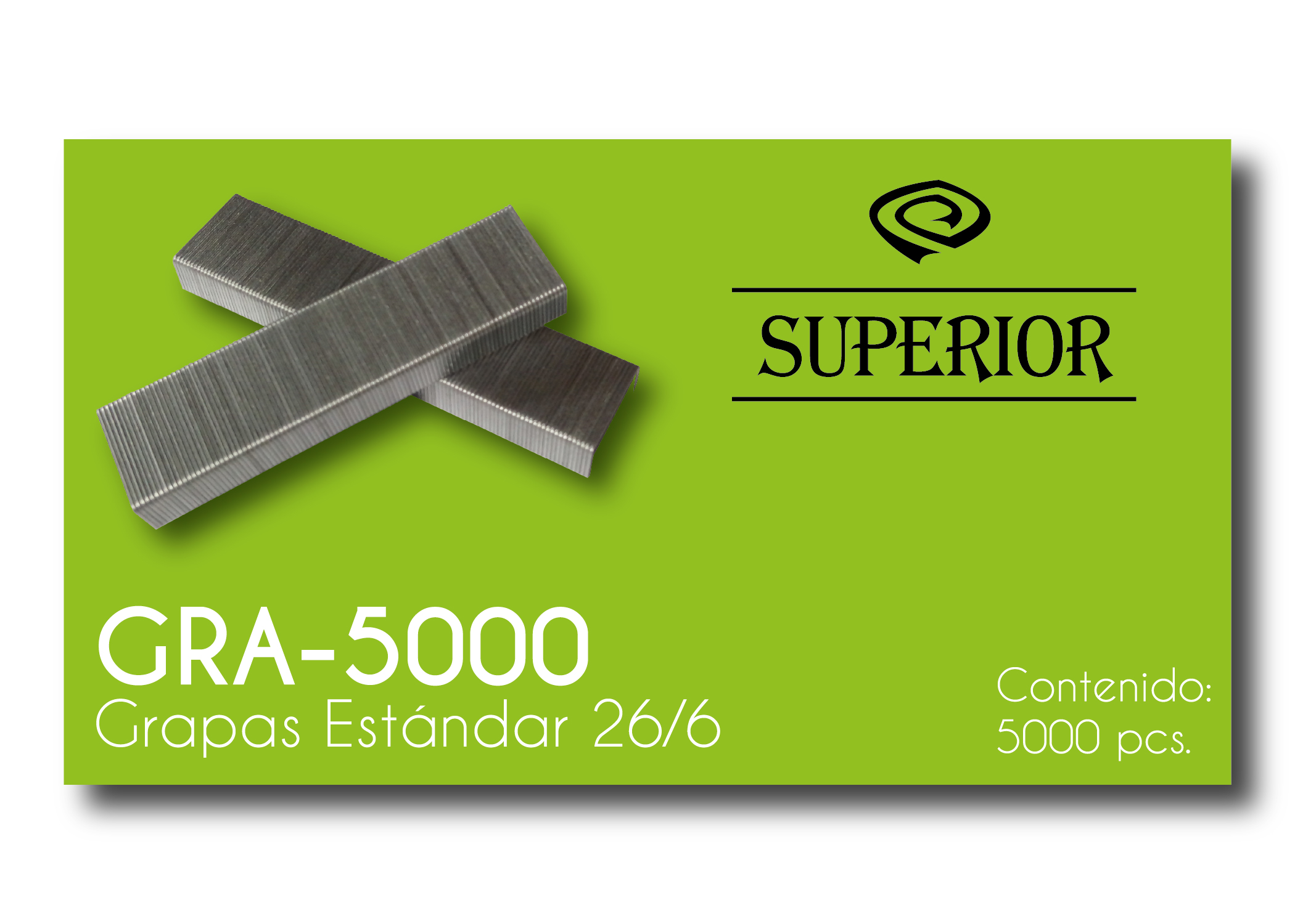 GRAPAS STANDARD 26/6 CAJA 5,000 PCS