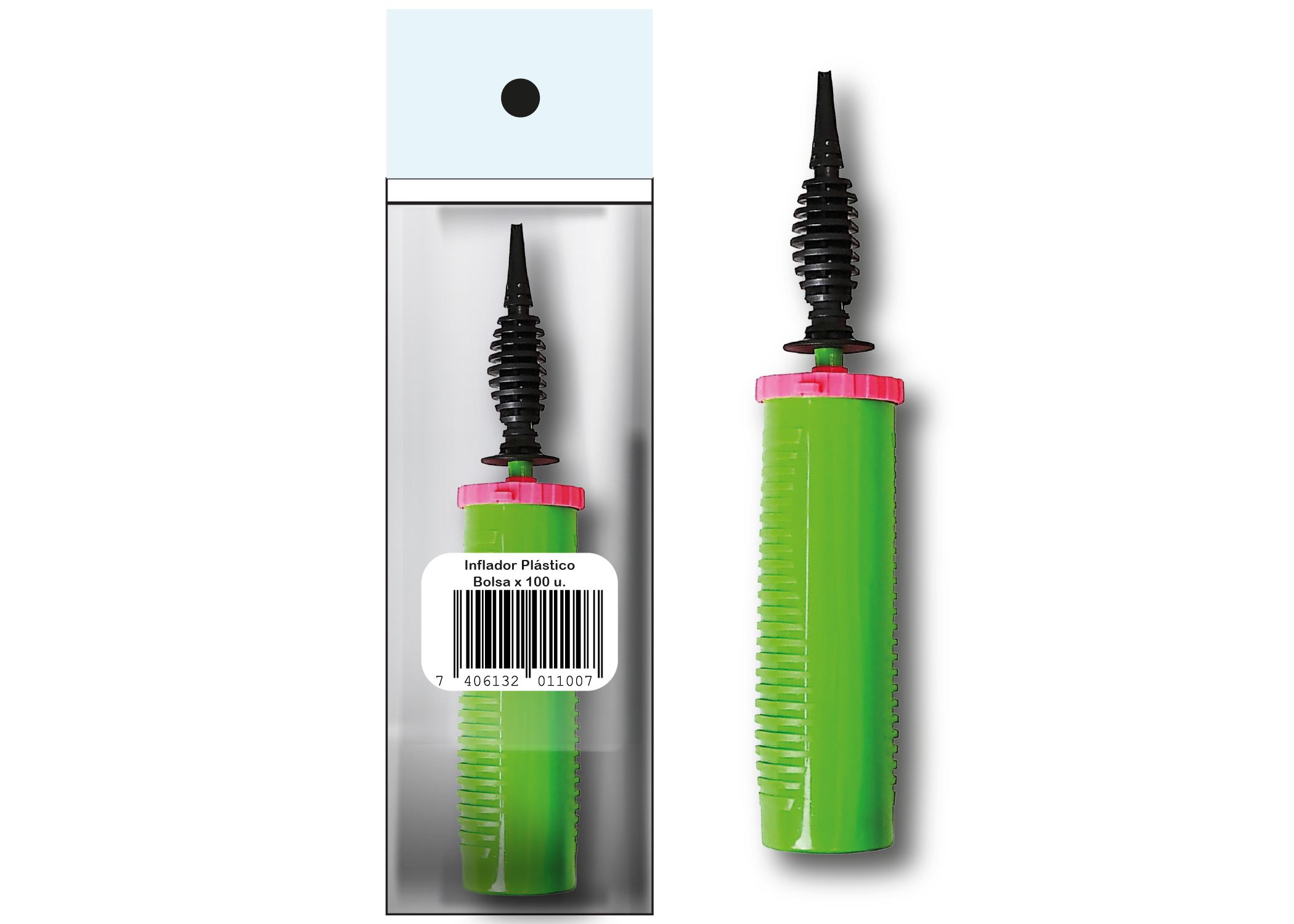 INFLADOR DE CHIMBOMBAS PLASTICO