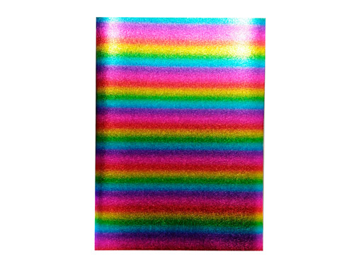 FOMI METALICO TAMAÑO CARTA 21.5X28 CM ARCOIRIS UNIDAD