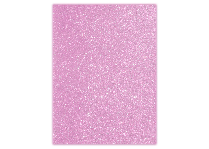 FOMI ESCARCHADO T/CARTA 21.5X28 CM ROSADO GL-EVA-005
