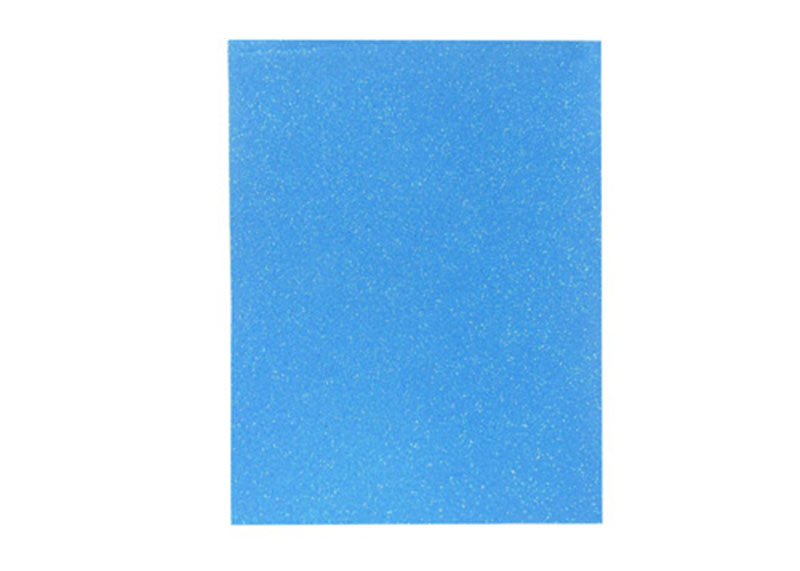 FOMI IRIDISCENTE CARTA 21.5X28 CM AZUL UND. IR-EVA-005
