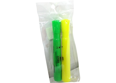 MARCADOR FLUORESCENTE BLISTER 1/2 AMARILLO-VERDE B.A.L