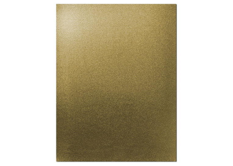 FOMI METALICO TAMAÑO CARTA 21.5X28 CM DORADO UNIDAD MT-EVA-002