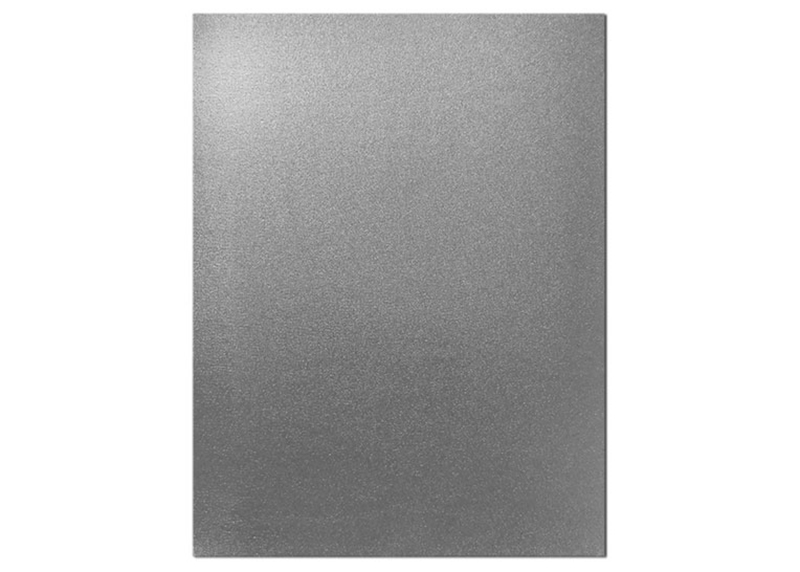 FOMI METALICO TAMAÑO CARTA 21.5X28 CM PLATEADO UNIDAD MT-EVA-009