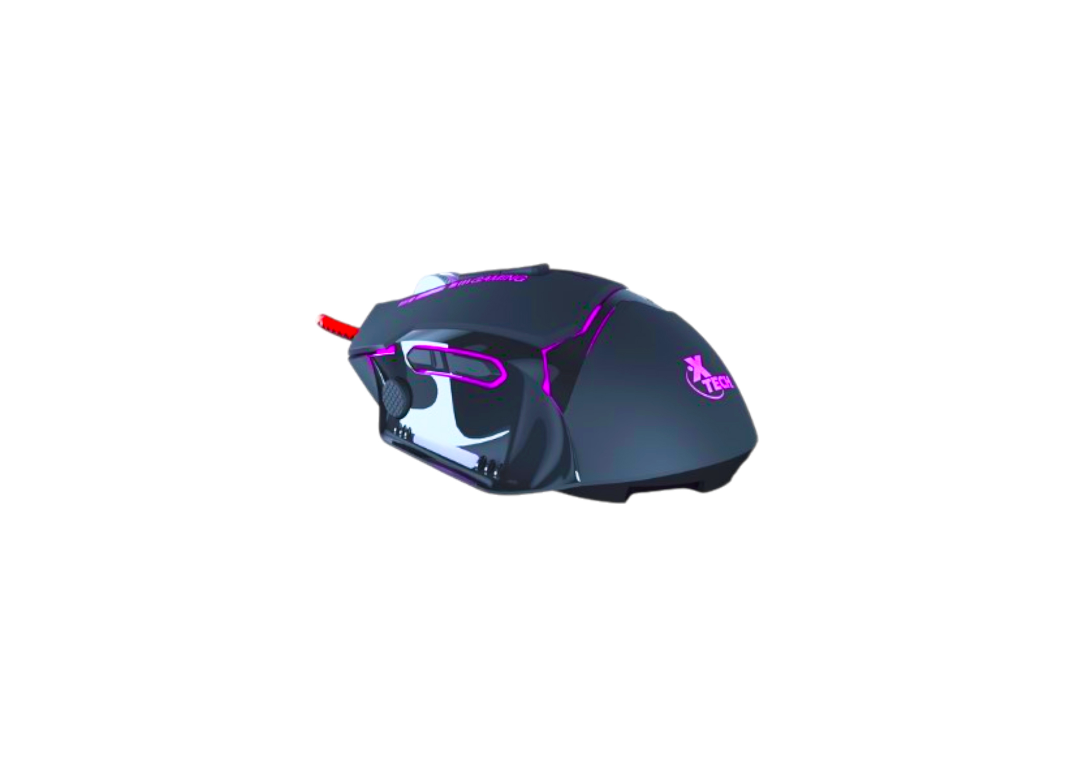 MOUSE OPTICO INALAMBRICO PARA JUEGOS CON CABLE DE  7200 DPI 4LED
