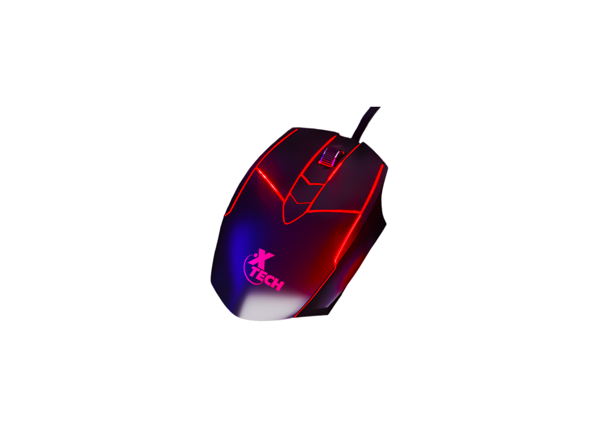 MOUSE GAMING DE 6 BOTONES 7200 DPI CONEXIÓN USB