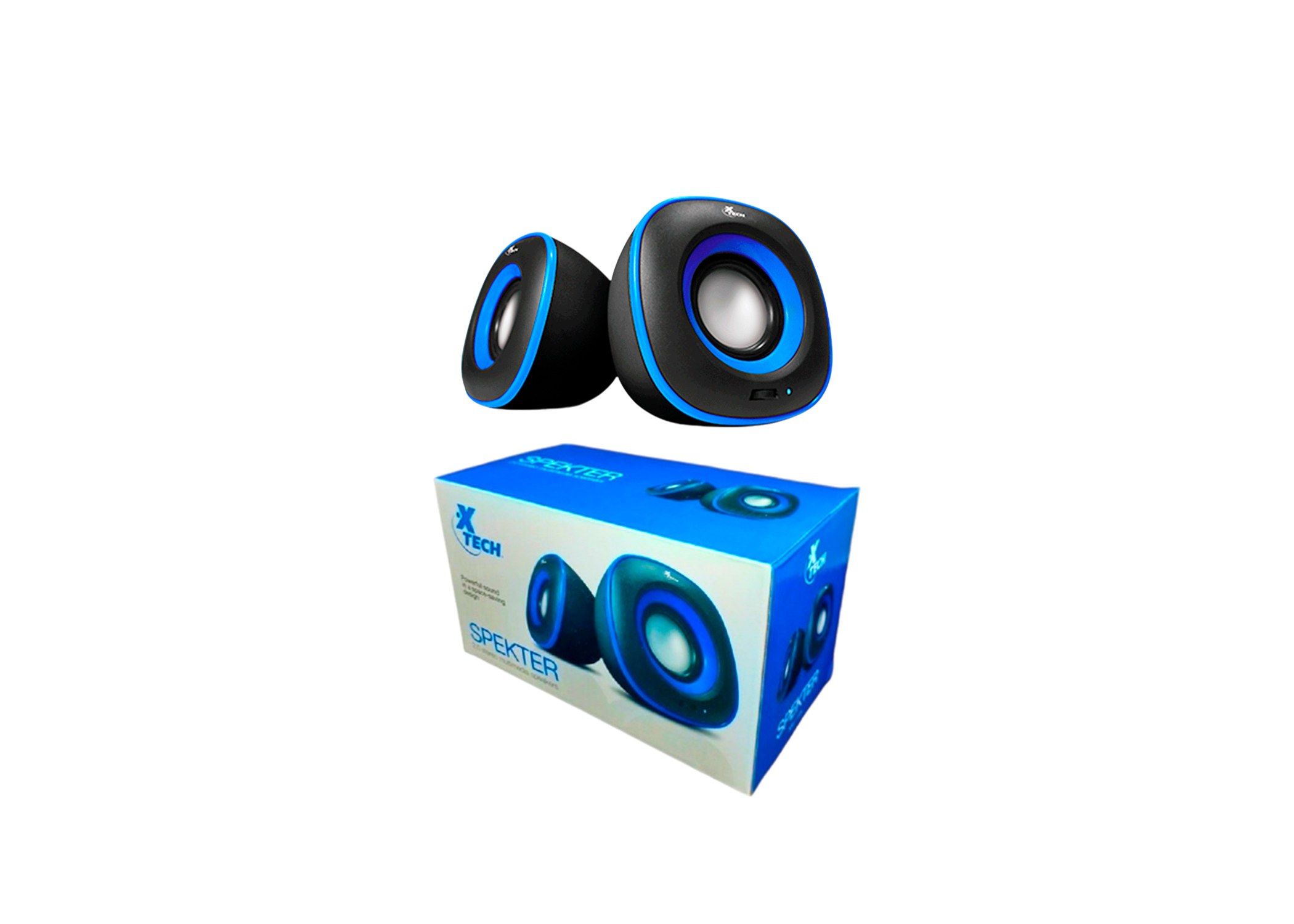 PARLANTE ESTEREO MULTIMEDIA 2.0 AZUL