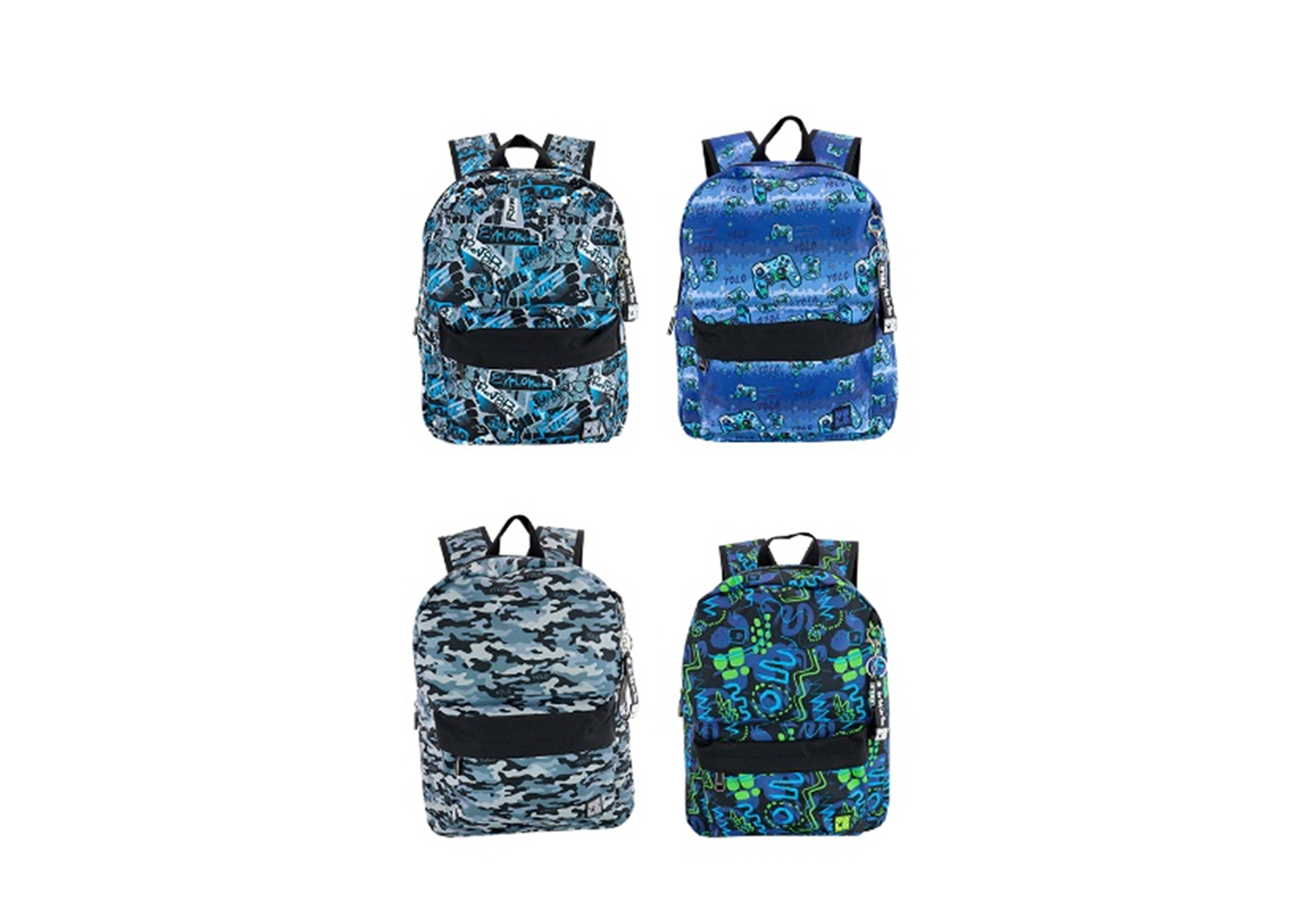 MOCHILA ESCOLAR 16.5 SURTIDA YOLO J/M