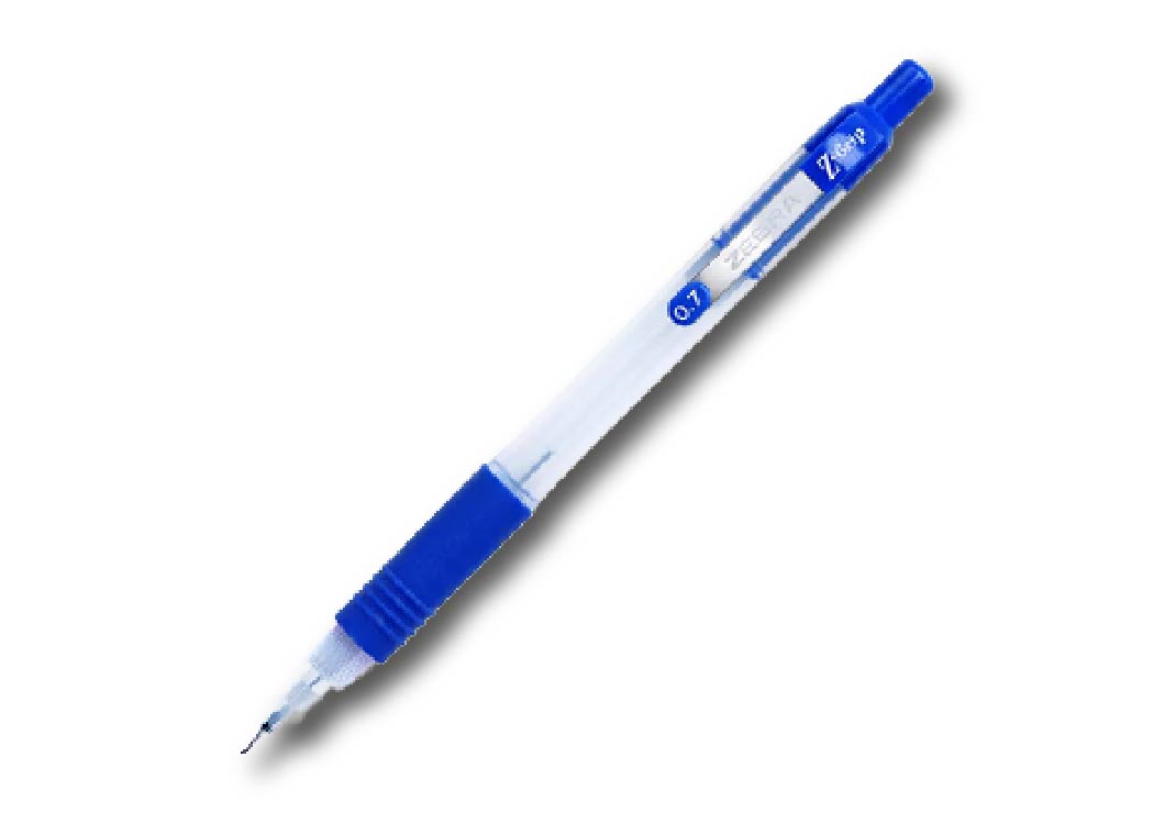 LAPIZ MECANICO PLASTICO 0.7 MM AZULZ-GRIP