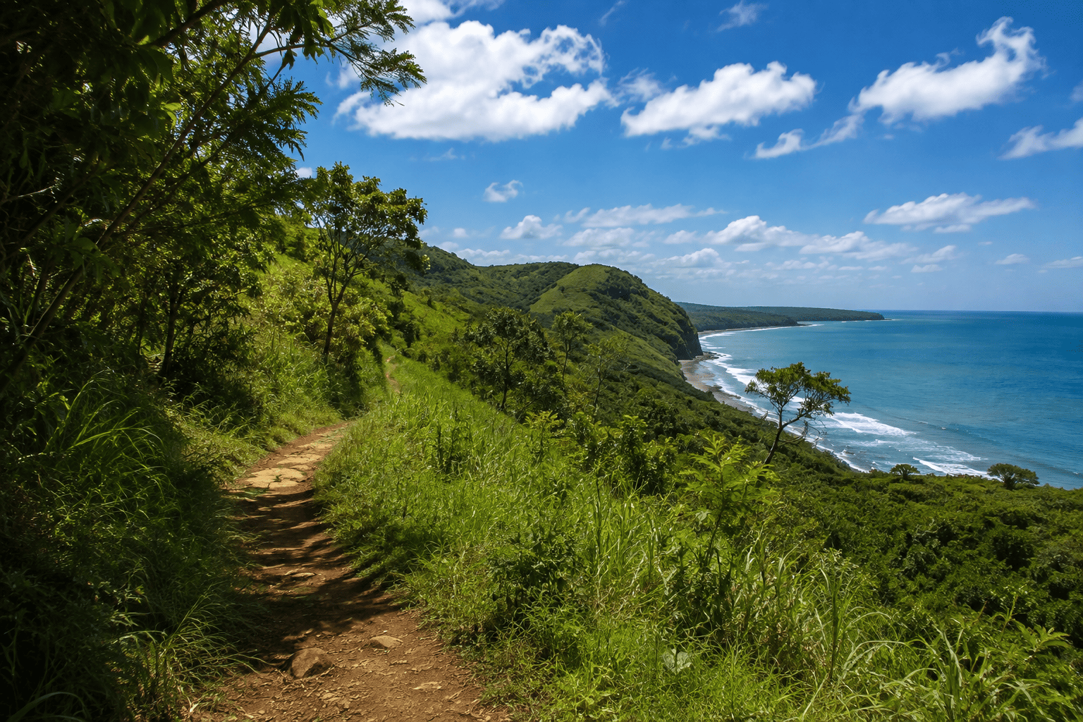 Hiking trail in Nicaragua