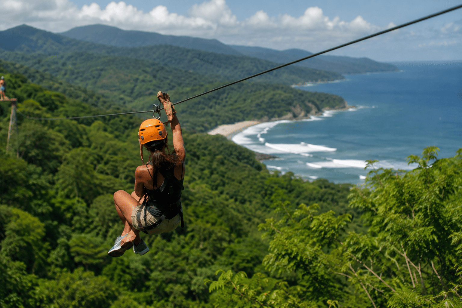 ziplining in central america