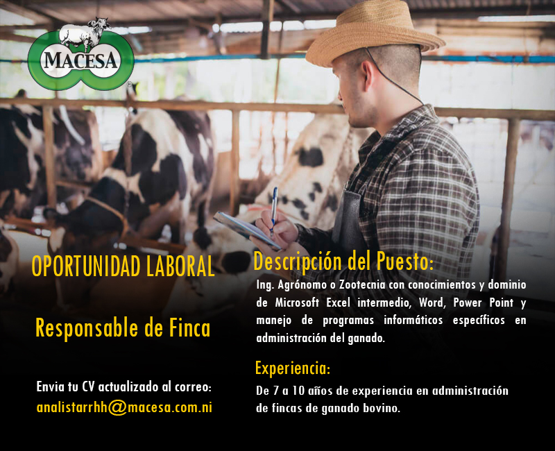 RESPONSABLE DE FINCA