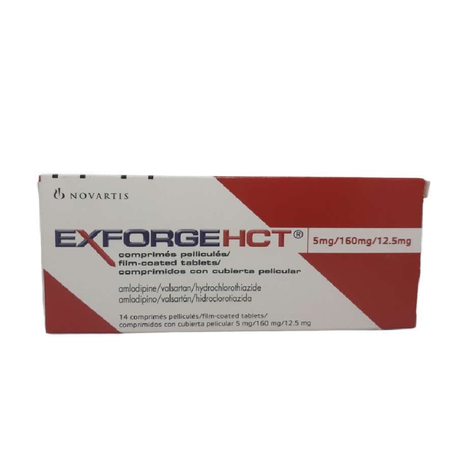 EXFORGE HCT 5/160/12.5MG CAJA X 14 COMP - Super Farmacias Medco ...