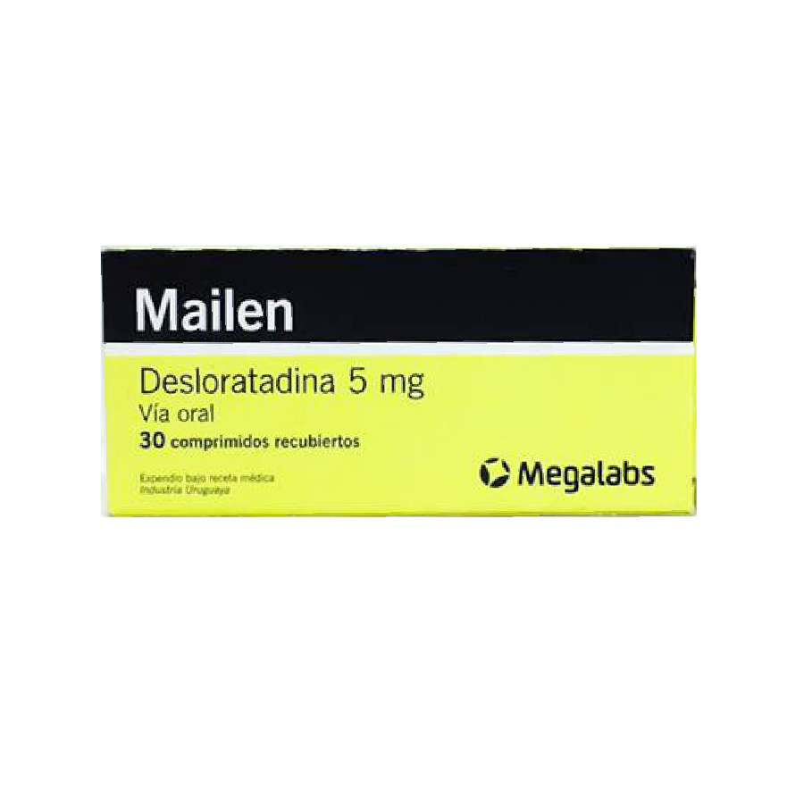 MAILEN 5MG (DESLORATADINA) CAJA X 30 COMP (Precio x Unidad) - Super ...