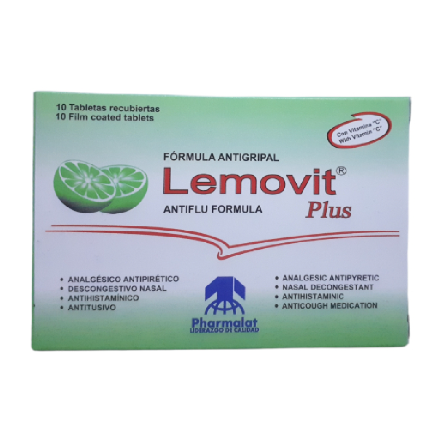 LEMOVIT PLUS CAJA X 10 TABLETAS (Precio x Unidad) - Super Farmacias ...