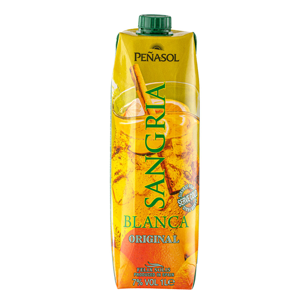 PEÑASOL TETRA BRIK SANGRIA BLANCA LITRO