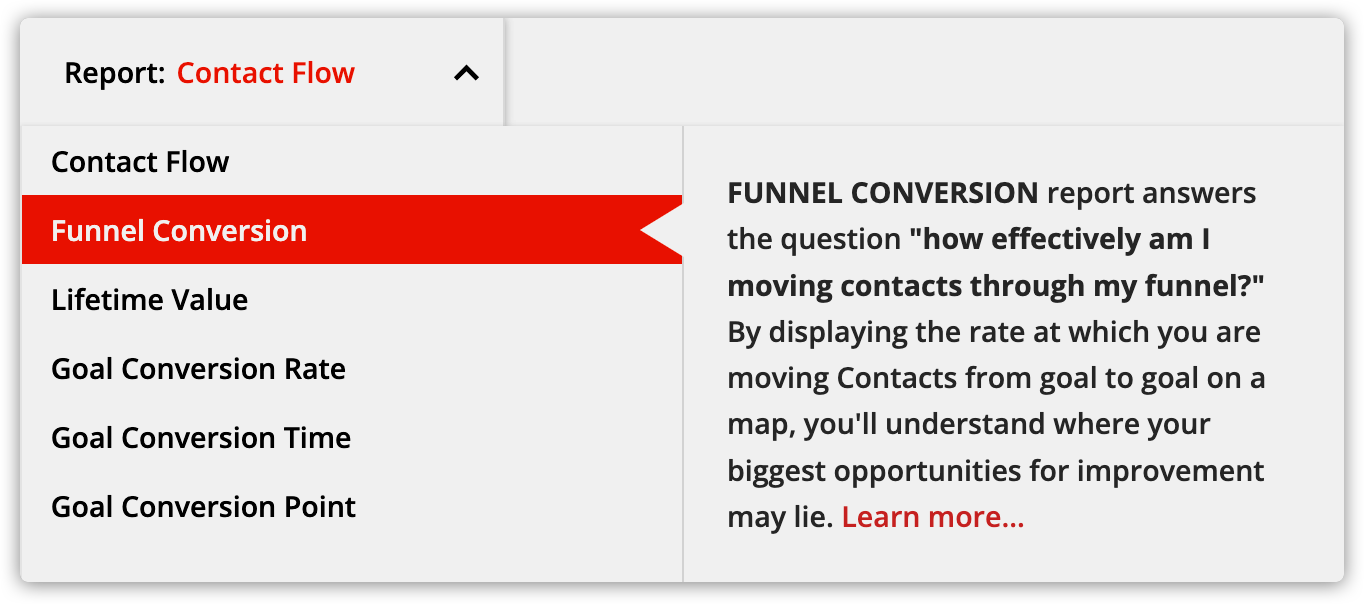 the description of contact flow reporting