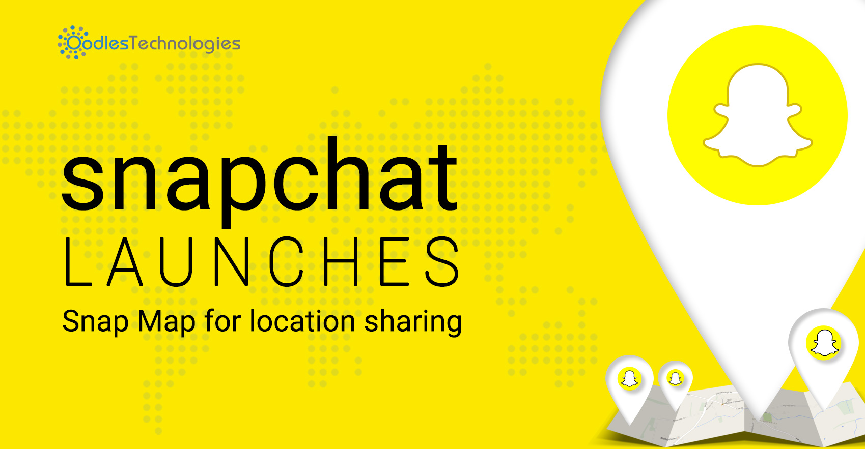 Snap Map feature by Snapchat