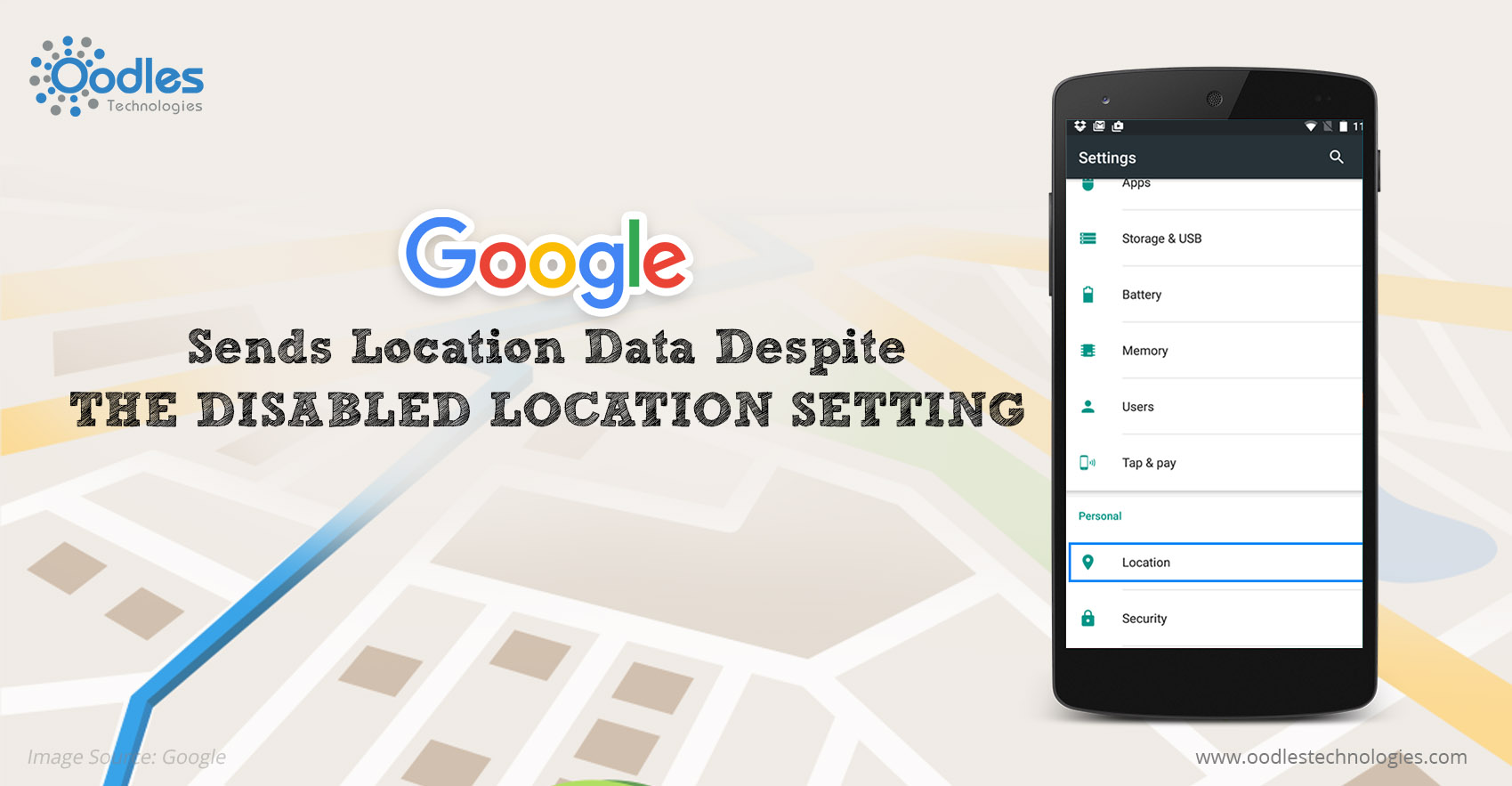Google Sends Location Data Despite The Disabled Location Setting