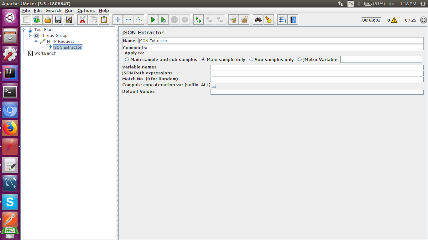 Extracting Data From JSON Response Using Jmeter