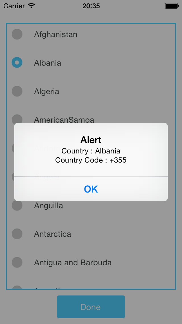 Country Code List