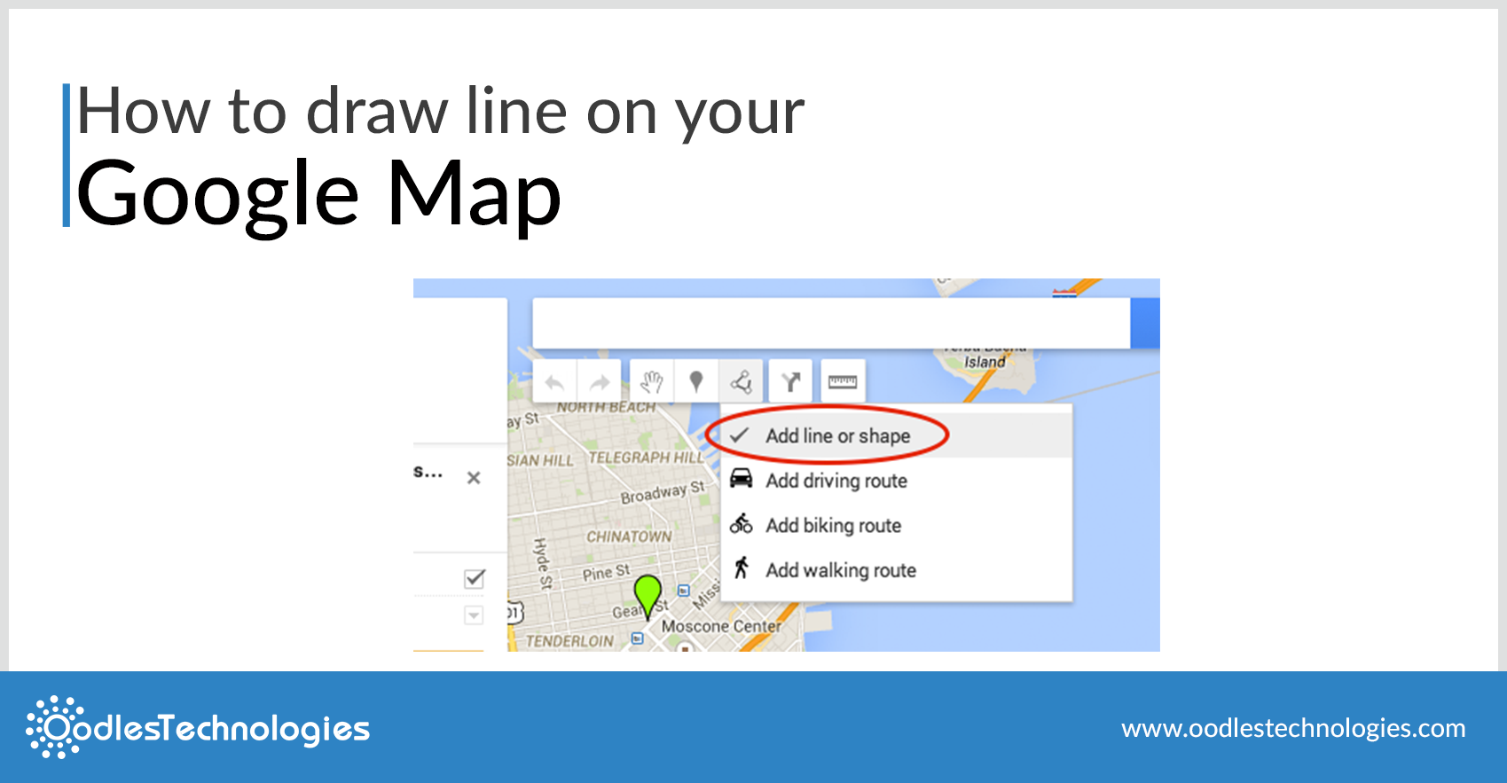 How to draw a line in Google Map