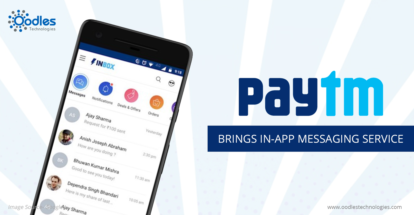 Paytm chat feature