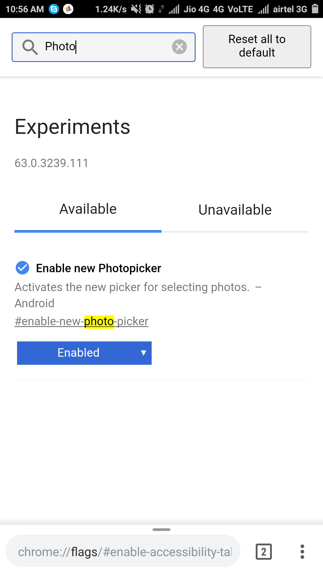 Chrome Photopicker