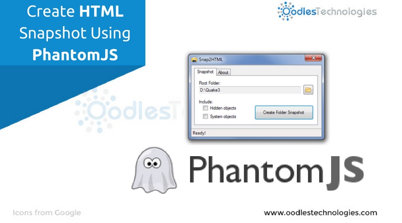 Create HTML Snapshot Using PhantomJS