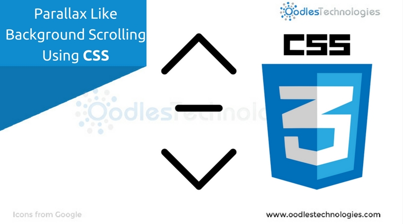 Parallax Like Background Scrolling Using CSS