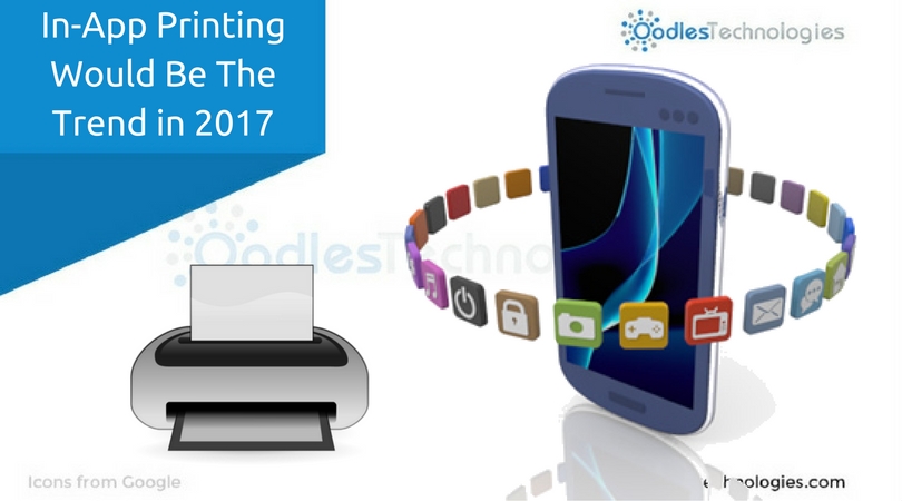 In App printing feature in Mobile App