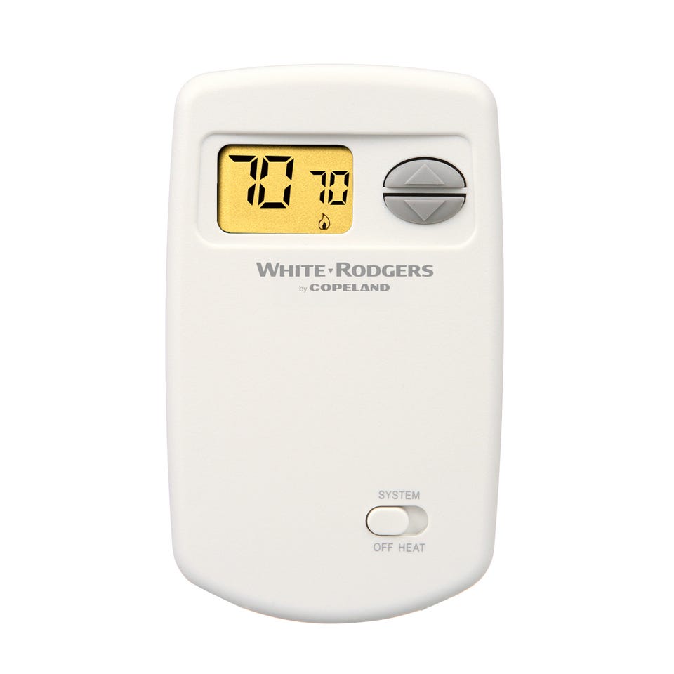 WHITE-RODGERS™ 1E78-140 WHITE-RODGERS 70 Series, 1H0C, Non Programmable Thermostat