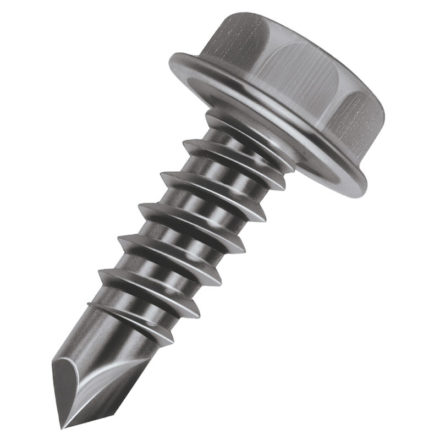 Malco Bit-Tip BT143T Drill & Tap Screw, #10-16, 3/4" Overall Length, Self-Drilling / Self-Tapping, Hex, 5/16" Drive Size, Hex Washer, 5/16" Head Size