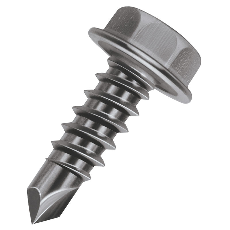 Malco Bit-Tip BT131T Drill & Tap Screw, #8-18, 1/2" Overall Length, Self-Drilling / Self-Tapping, Hex, 1/4" Drive Size, Hex Washer, 1/4" Head Size