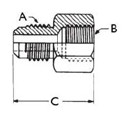 Streamline A 00481 Flare Reducing Union, 1/2" Connection Size 1, 45Â° Flare (Female) Connection TypeÂ 1, 3/8" Connection Size 2, 45Â° Flare (Male), Union, 714.7 PSI, Brass