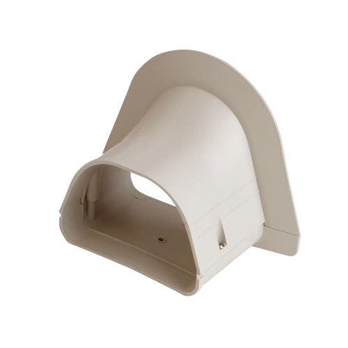 RectorSeal Fortress LP122I Soffit Inlet, 4-1/2" Size, Ivory, Snap-Together, 3-1/2" Length, 5-1/2" Height, 7" Width, PVC