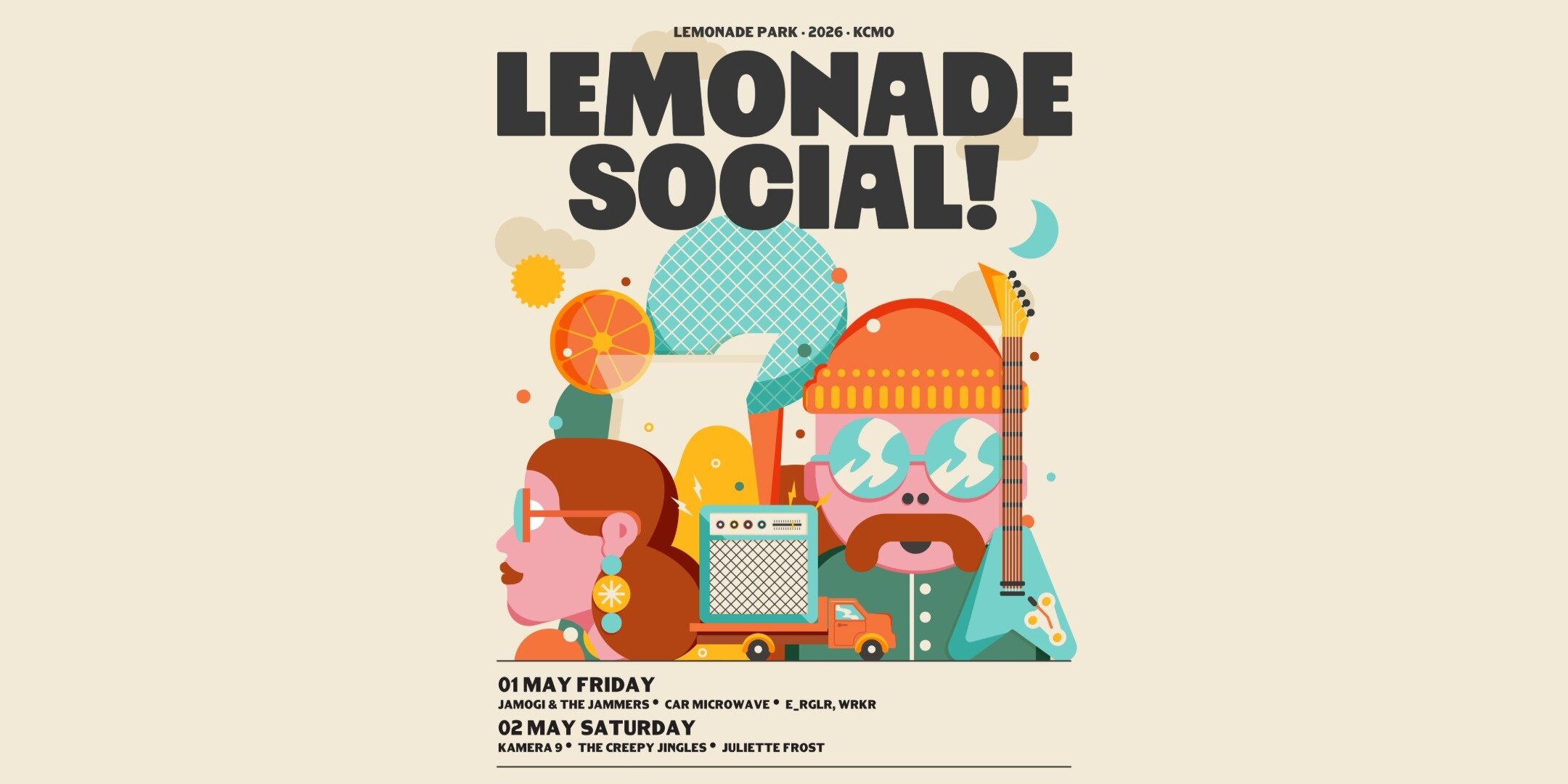 Lemonade Social Day 1: Car Microwave, Wrkr, Jamogi & The Jammers, e_rglr