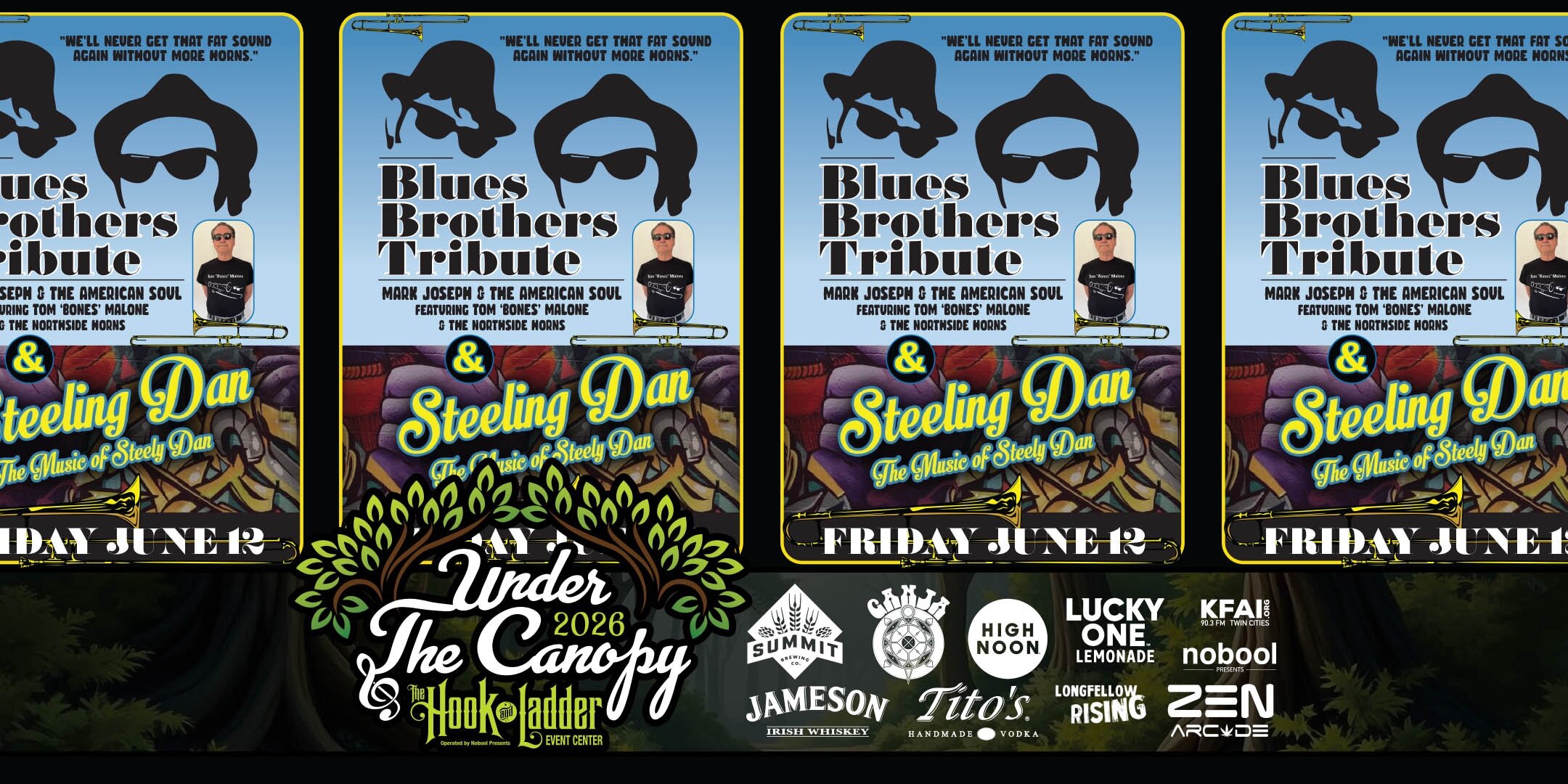 BLUES BROTHERS TRIBUTE ~ Mark Joseph & American Soul feat. Tom 'Bones' Malone / STEELING DAN ~ The Music of Steely Dan