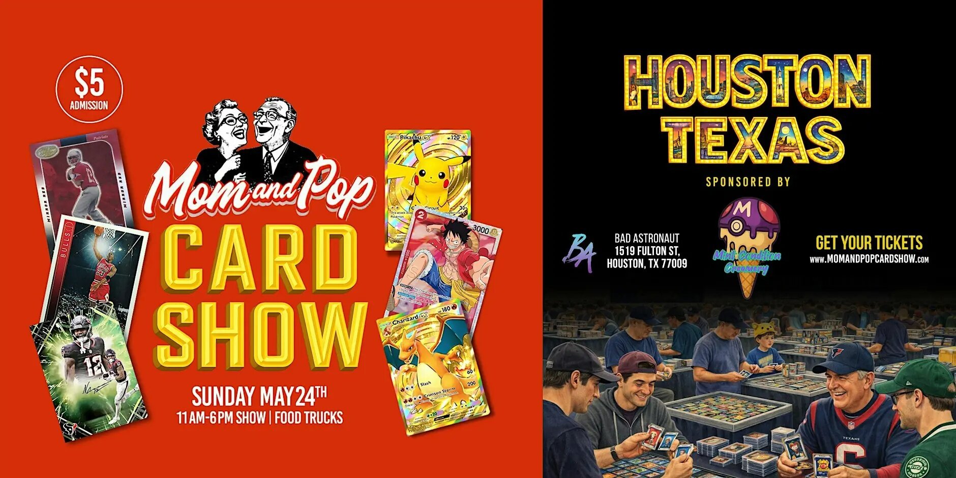 MOM AND POP CARD SHOW-HOUSTON TX.