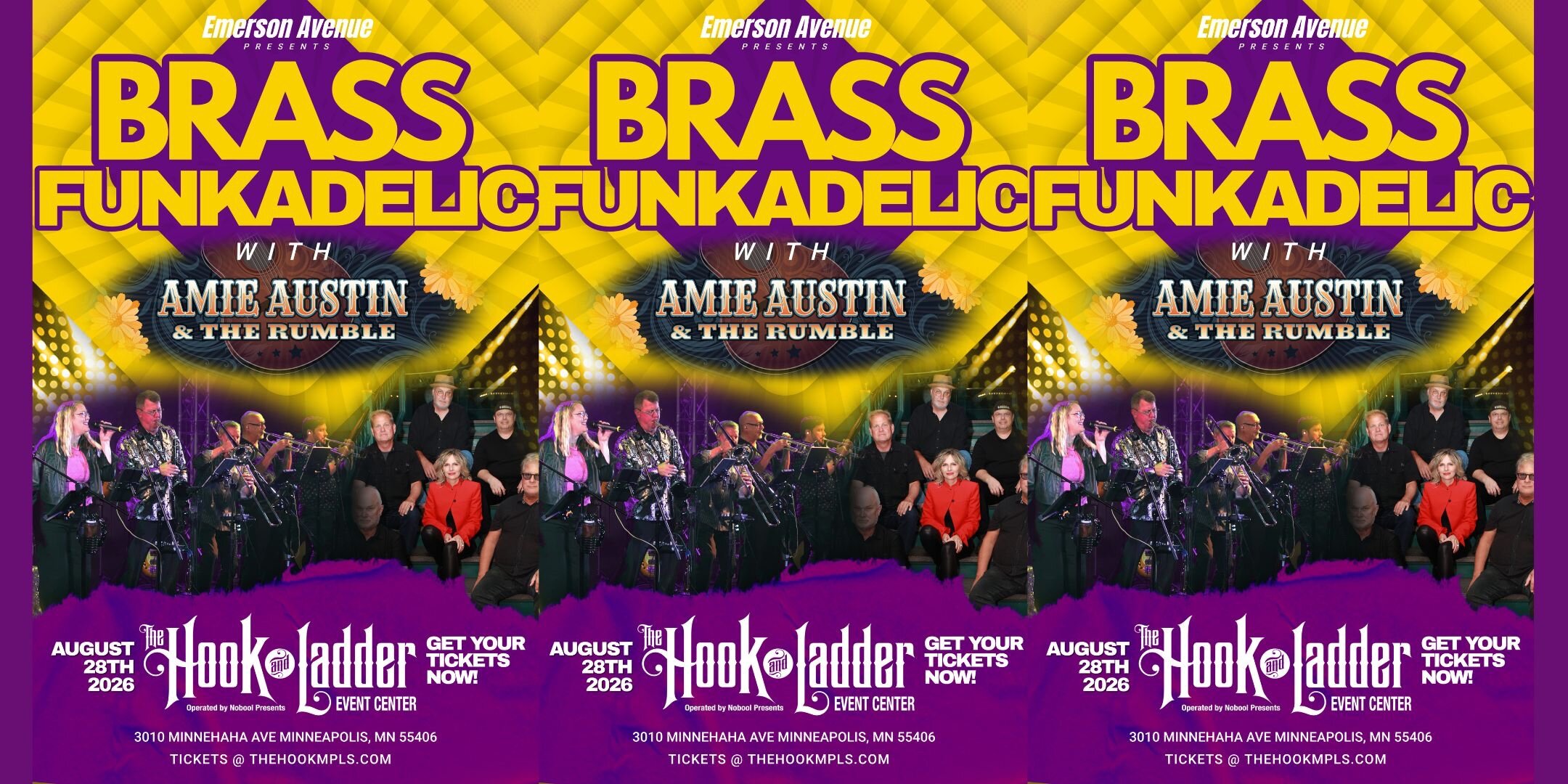 Brass Funkadelic w/ Emerson Avenue & Amie Austin & The Rumble
