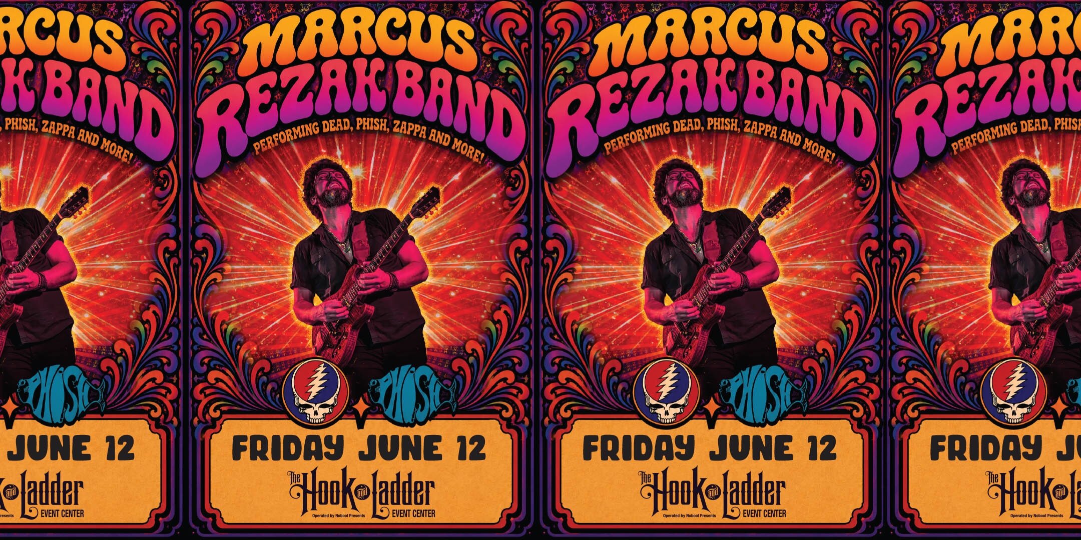 Marcus Rezak Band  performing Dead, Phish, Zappa and more! 