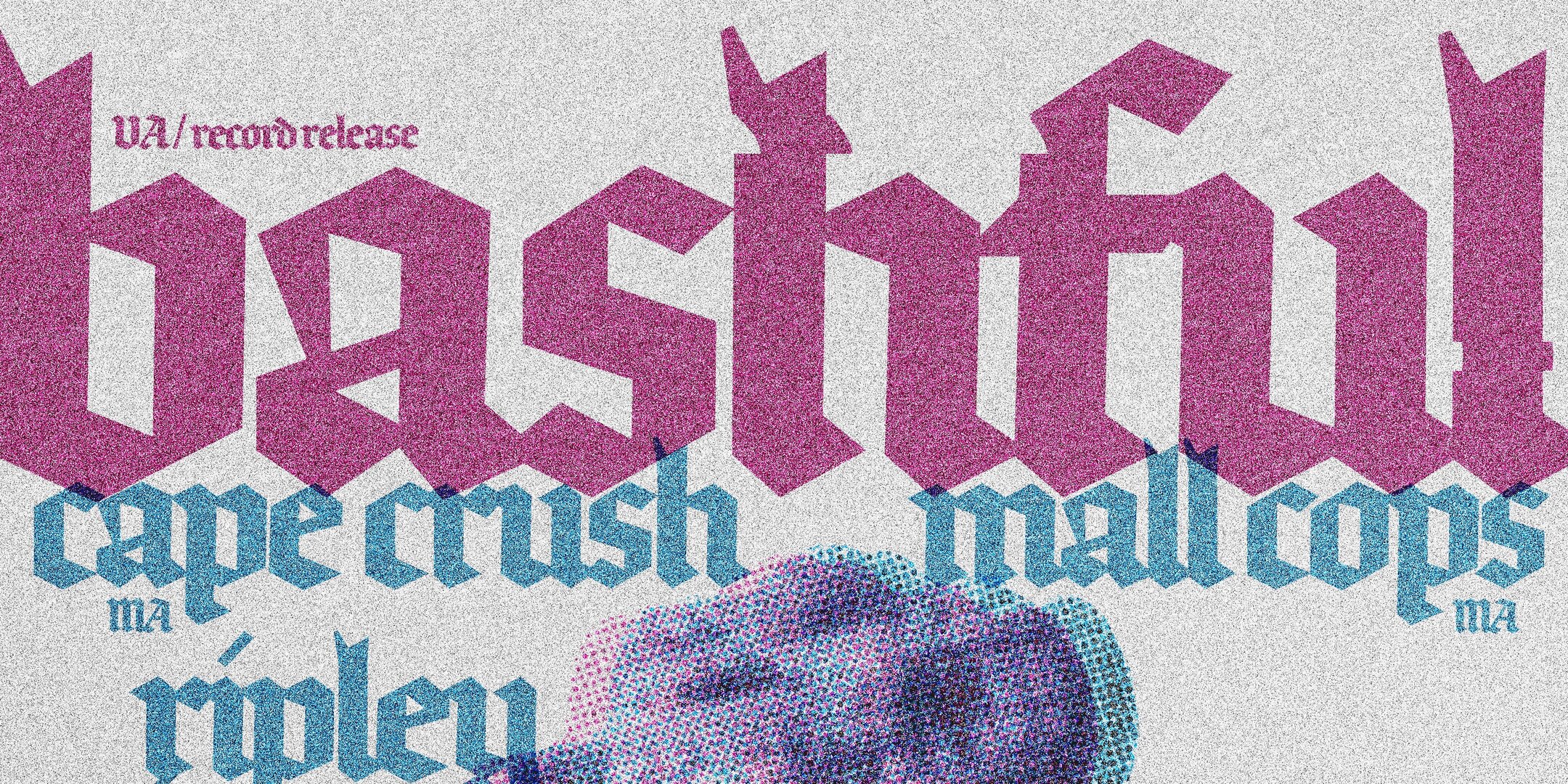 Bashful: Record Release w/ Cape Crush, Mall Cops, Ripley Jones
