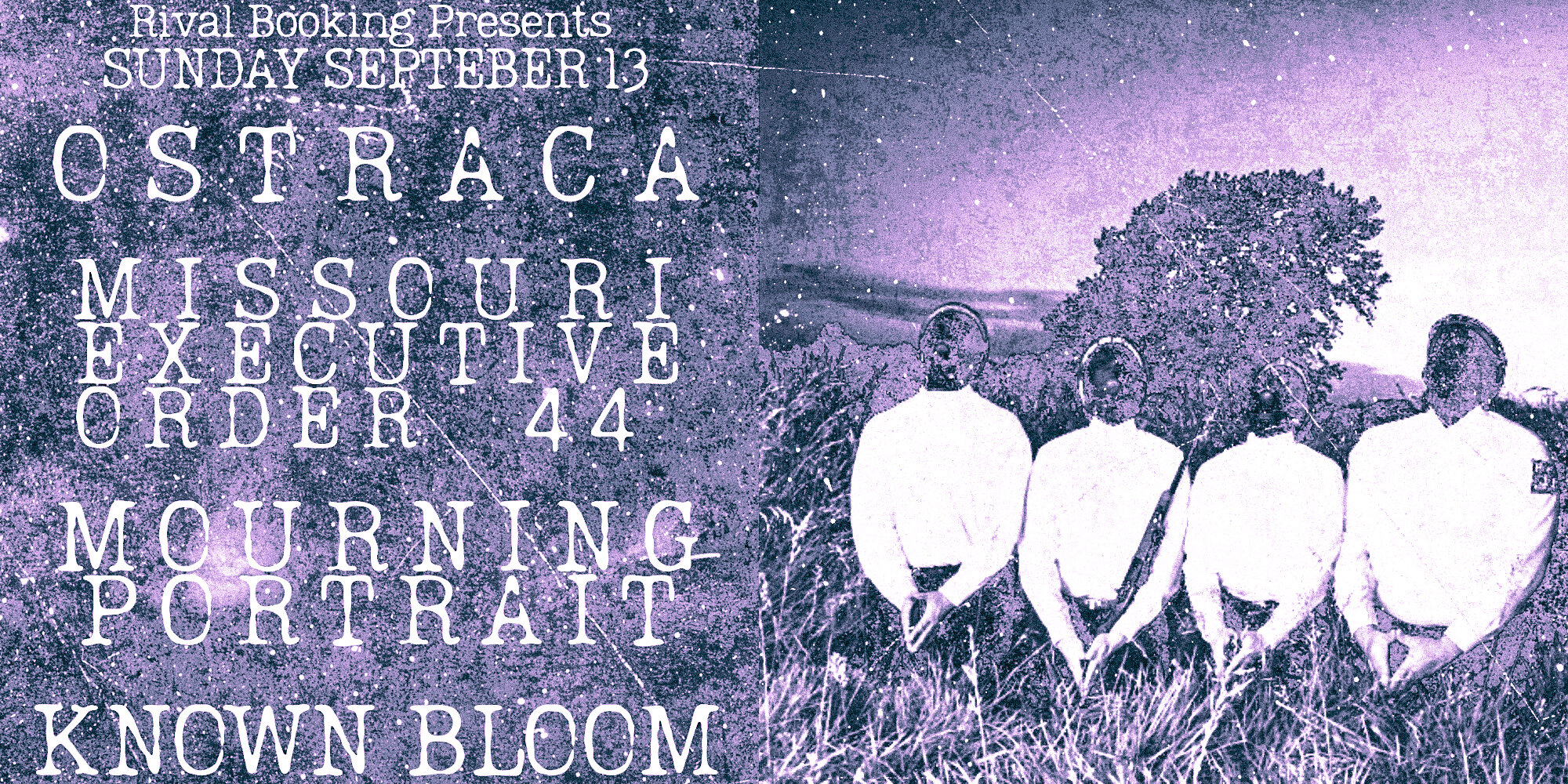 Ostraca, Missouri Executive Order 44, Mourning Portrait, Known Bloom