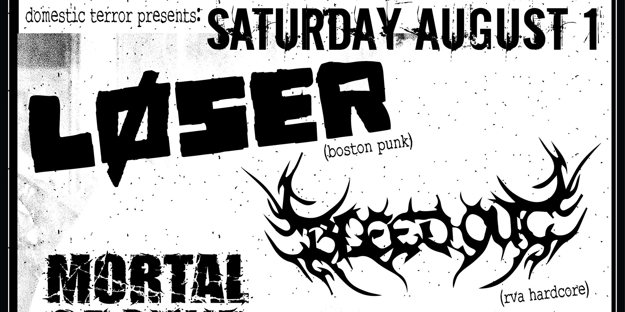 LOSER, Mortal Ground, Bleed Out, Coded