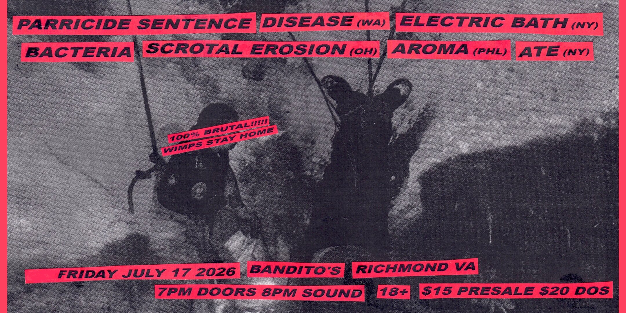 Parricide Sentence, Disease, Electric Bath, Bacteria, Scrotal Erosion, Aroma, Ate
