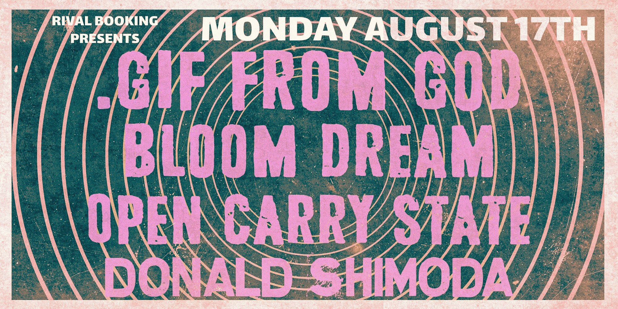 .Gif From God, Open Carry State, Blood Dream, Donald Shimoda