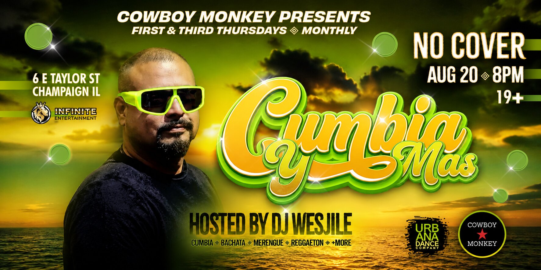 Promotional image for Cumbia y Mas