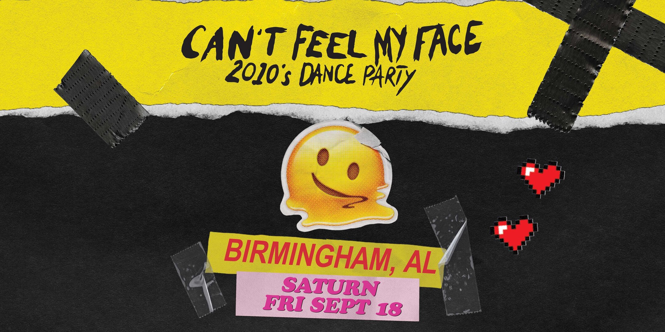 Promotional image for Blisspop Presents: Can't Feel My Face: 2010s Dance Party