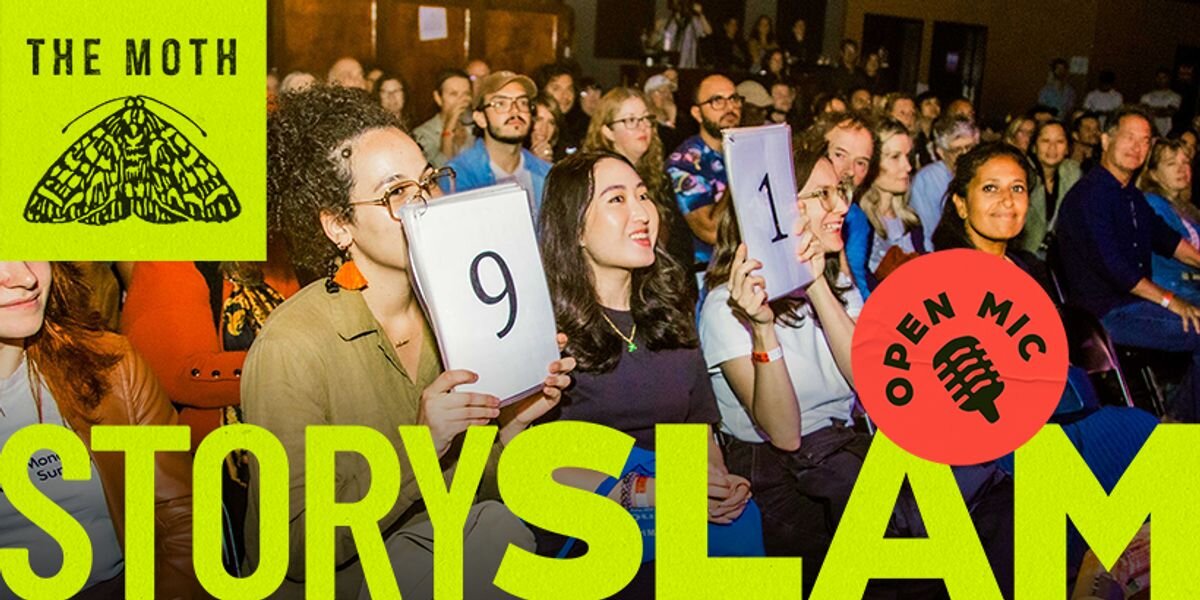 Promotional image for The Moth Open Mic StorySLAM: MAGIC